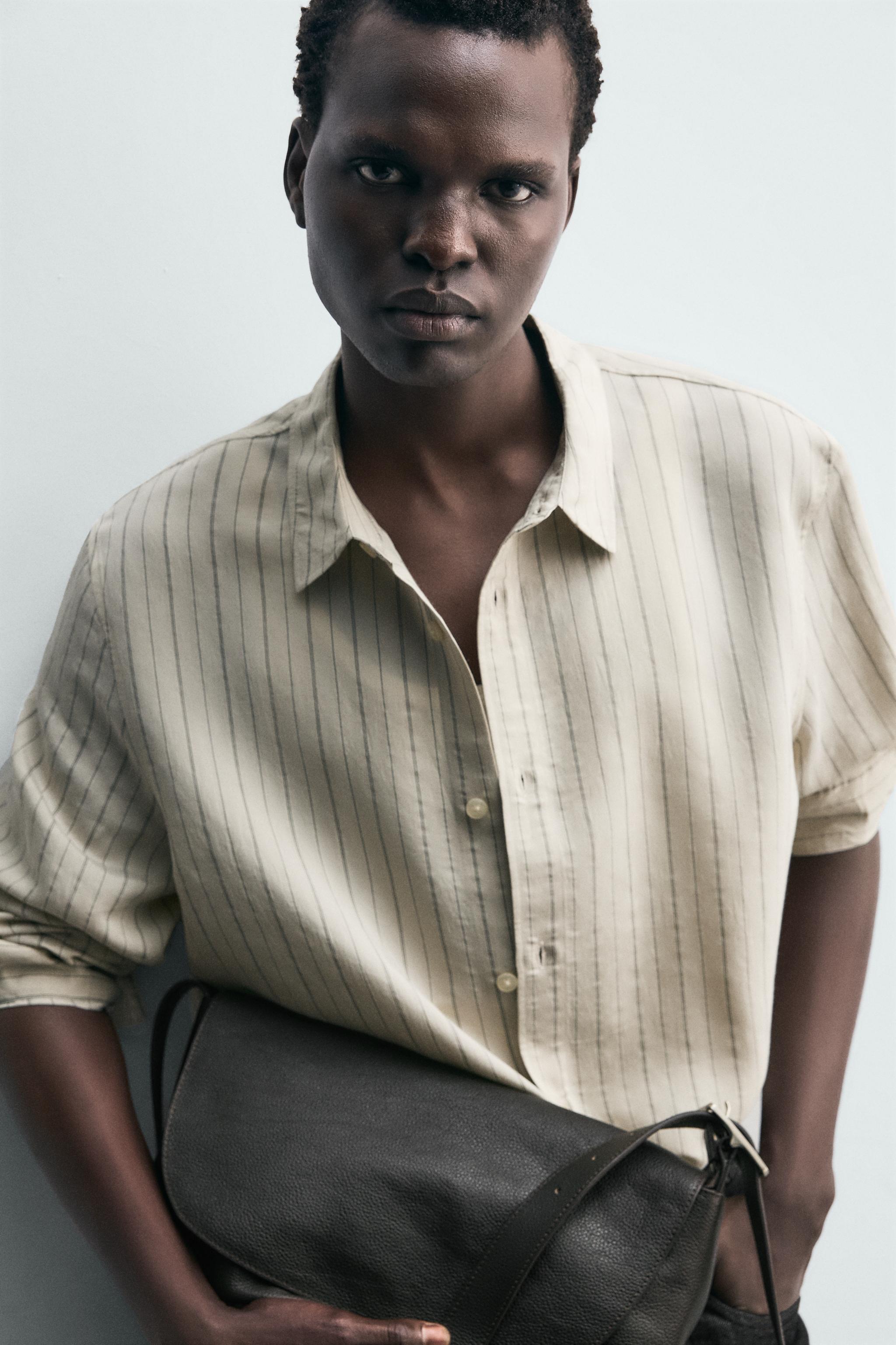 CHEMISE FLUIDE À RAYURES